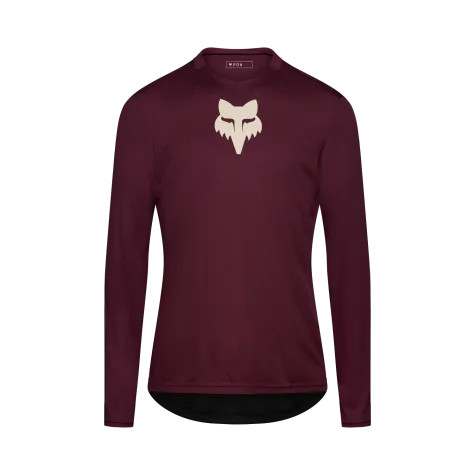 Fox-pánský-dres-s-dlouhým-rukávem-Ranger-Fox-Head-Dark-Maroon-1