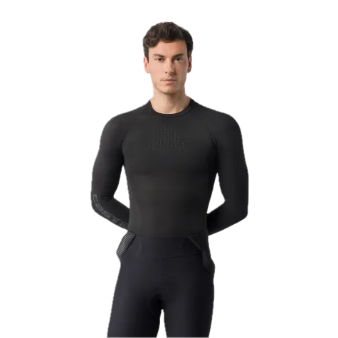 Castelli-pánské-spodní-cyklistické-triko-s-dlouhým-rukávem-Core-Seamless-Base-Layer-Black-1