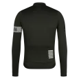 Rapha pánský cyklistický dres s dlouhým rukávem Pro Team, Bottle Green:White-2