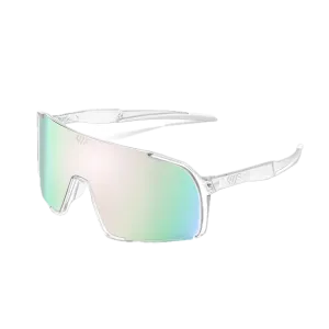 Vif dětské sportovní brýle One Transparent x Rose Pink, polarizační zorník