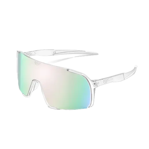 Vif dětské sportovní brýle One Transparent x Rose Pink, polarizační zorník